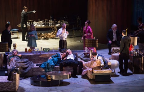 Party without end … The Exterminating Angel in rehearsal at Salzburg.