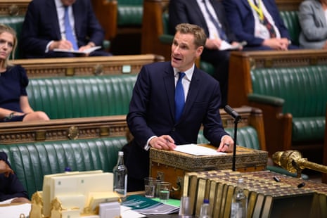 Chris Philp speaking in the Commons.