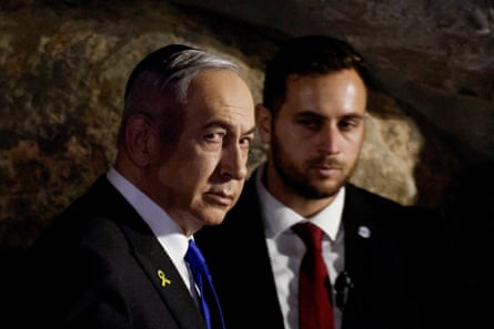 Benjamin Netanyahu, left, on Monday.