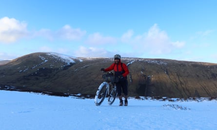 Crossing the Highland Boundary on the Highland Perthshire Drovers Trail.