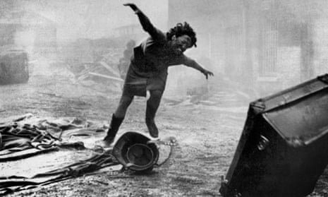 A scene from nuclear-holocaust drama The War Game, which was banned by the  BBC in 1965.