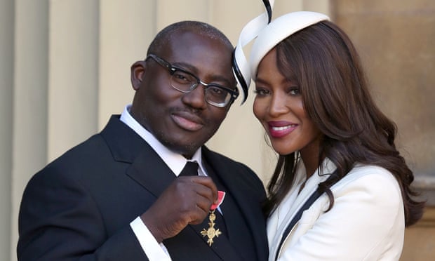 Edward Enninful with Naomi Campbell