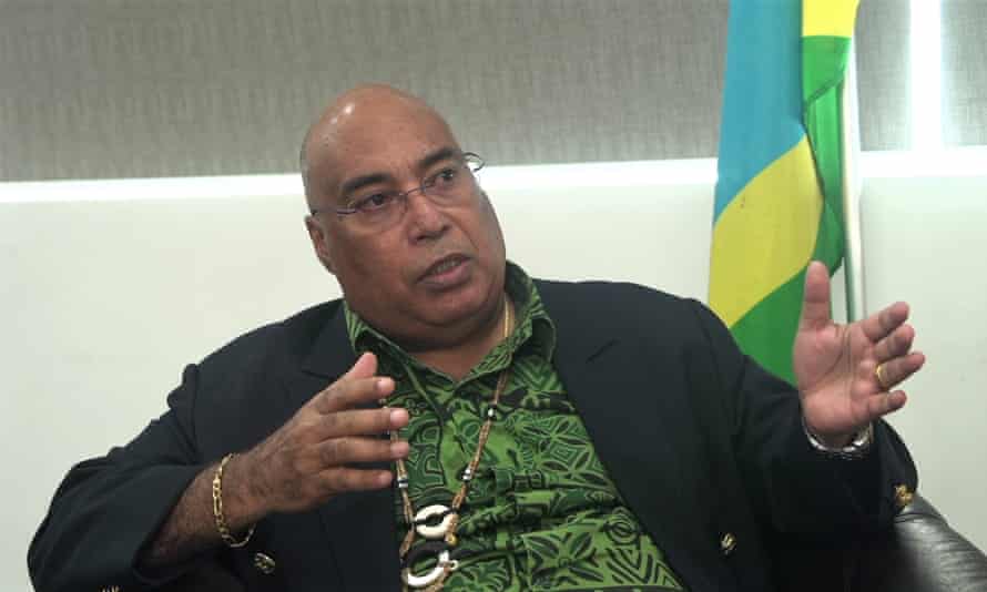 Collin Beck, permanent secretary of foreign affairs and a senior figure in the Solomon Islands government.