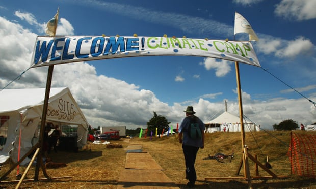 In 2008 activists set up the Camp for Climate Action near Kingsnorth power station.