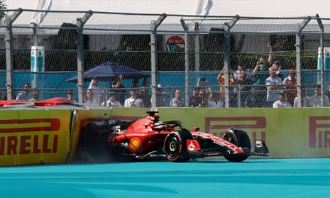Miami F1 GP drama: Leclerc crash hands Pérez pole as Verstappen