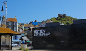 Hastings Contemporary, with the funicular in the background