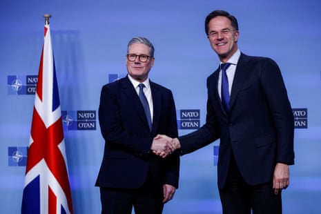 Keir Starmer (left) with Mark Rutte.
