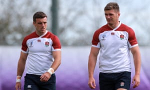 George Ford (left) and Owen Farrell (right) will start the semi-final.