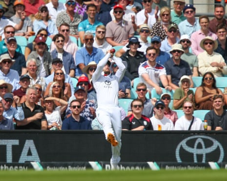 Ben Duckett of England drops a catch