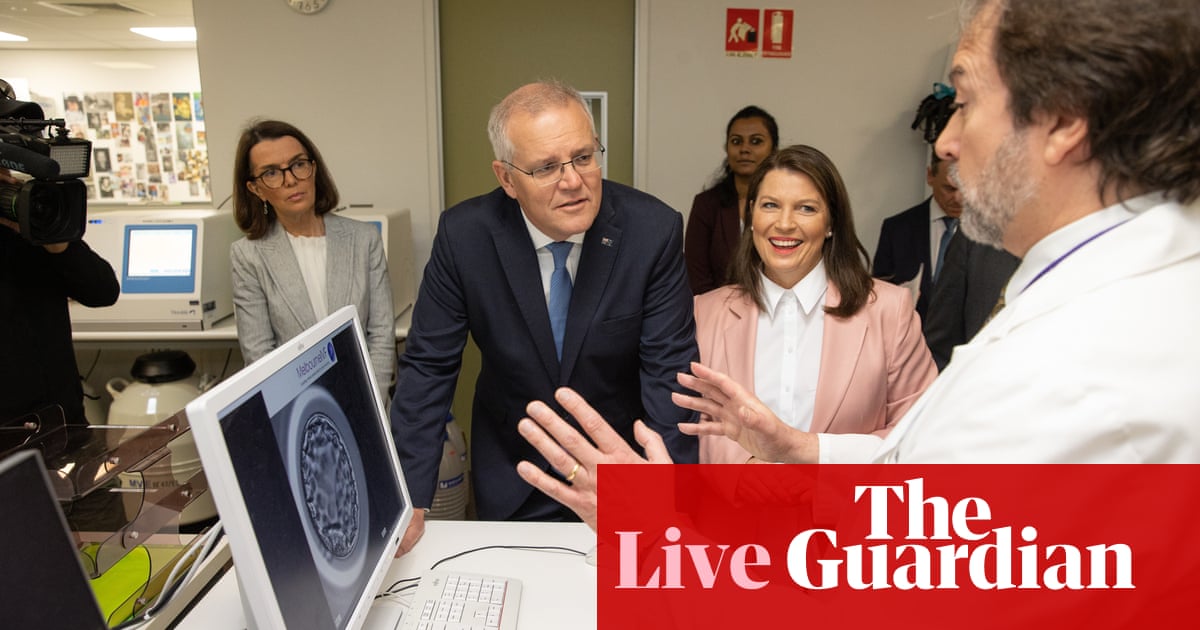 Federal election 2022 live: Morrison pressed on protections for gay students; Albanese says Labor will match Coalition’s IVF policy