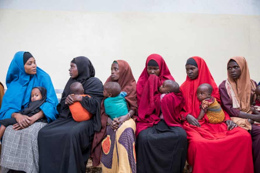 A health clinic in Baidoa, supported by Save the Children, provides primary healthcare and maternity services