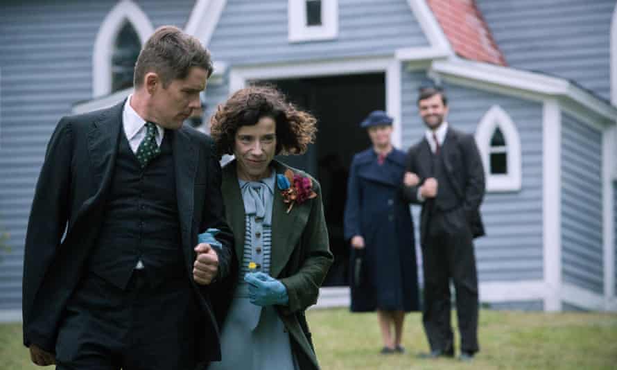 Ethan Hawke (left) and Sally Hawkins as Everett and Maud Lewis in a still from the film Maudie.