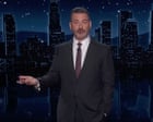 Jimmy Kimmel on Trump’s no-show at Don Jr’s Bahamas wedding: ‘Flying to an island makes him miss Epstein’