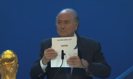 A perpetually cynical ghoul? … Sepp Blatter in Fifa Uncovered.