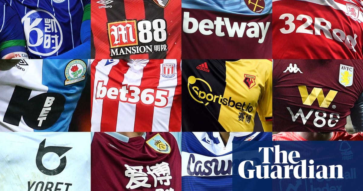 English footballs betting obsession: a shirt-by-shirt guide
