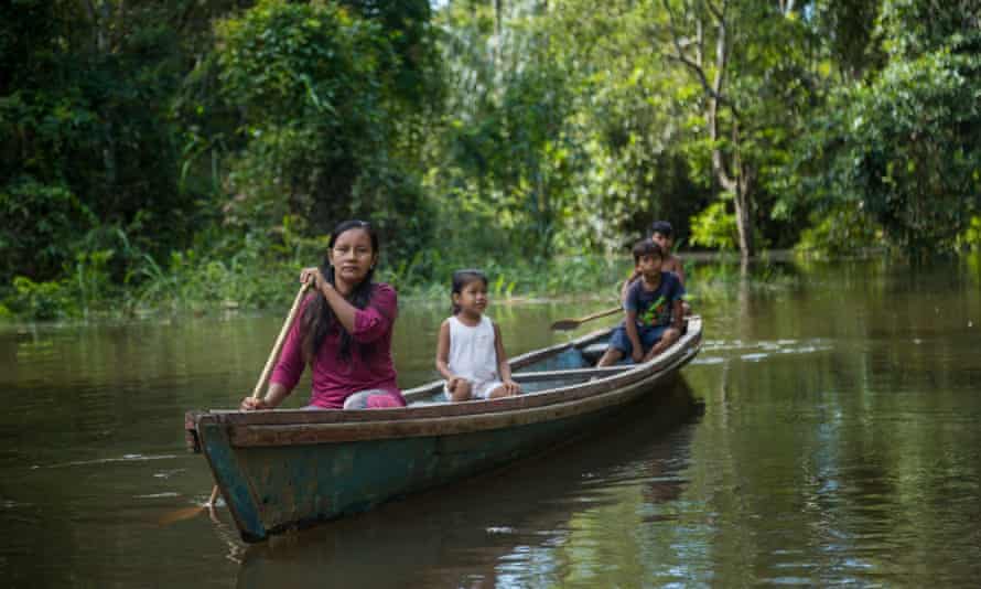 Liz Chicaje Churay, a leader of the indigenous Bora community of Loreto, Peru.