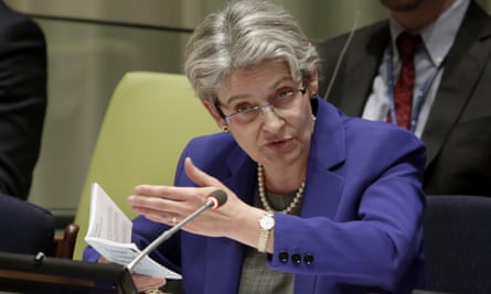 A series of articles attacking Irina Bokova led her to complain of a smear campaign.
