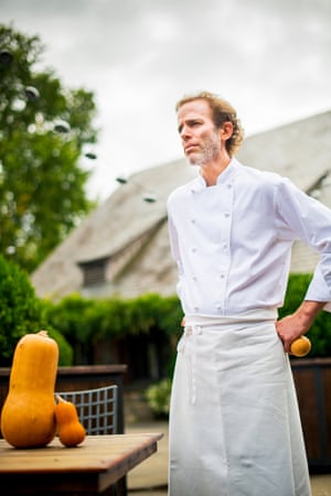 Dan Barber is the chef and co-owner of Blue Hill in Manhattan and Blue Hill at Stone Barns in Pocantico Hills, New York. He is one of the fiercest culinary advocates for sustainable, ethical farming and seasonal cooking. 10/3/18 Photograph by Ali Smith