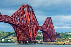 The Forth Rail bridge from South Queensferry, Edinburgh