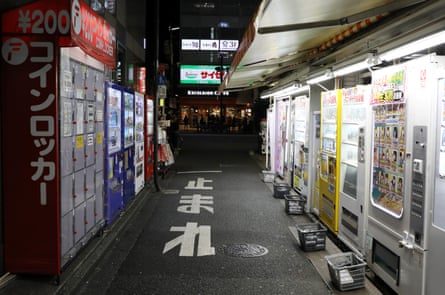 Street vending machines in Tokyo.