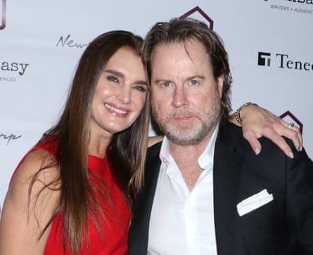 Actor Brooke Shields with husband Chris Henchy in March 2017.