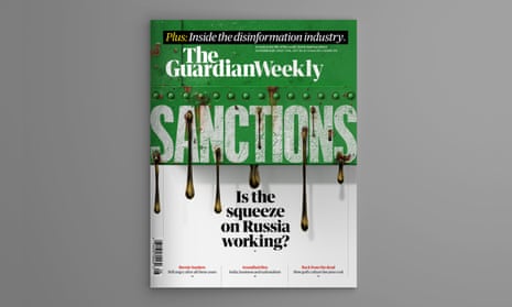 The cover of the 24 February edition of the Guardian Weekly.