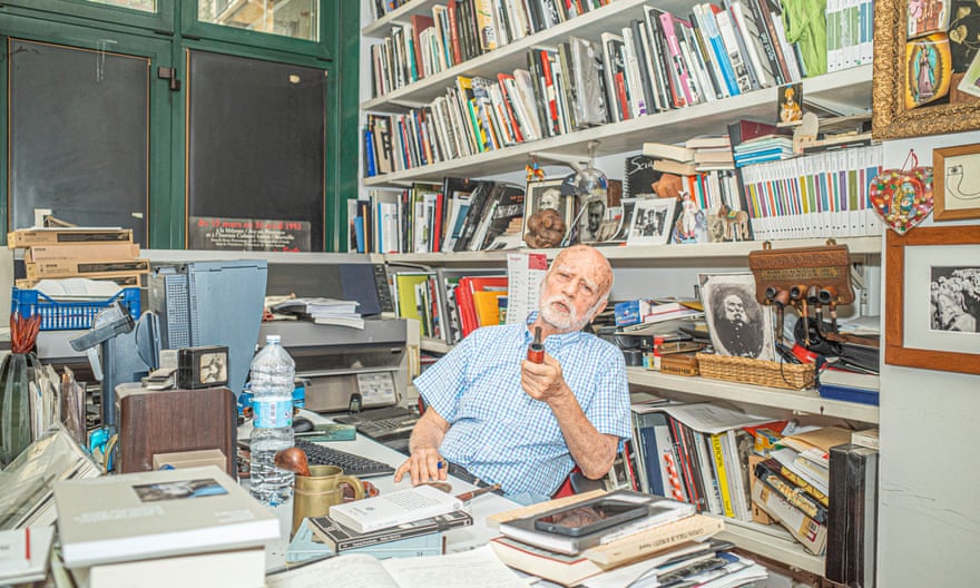 Scianna in his studio in Milan.