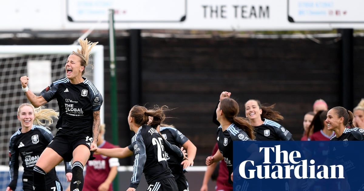 Defeat to Aston Villa exposes struggling West Ham's lack of clinical finishing
