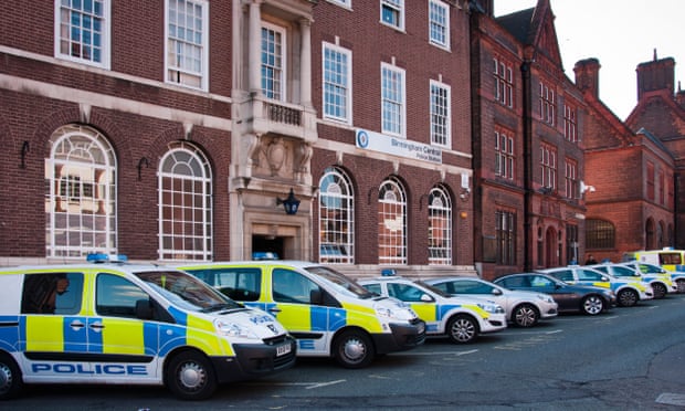 West Midlands police vehicles.