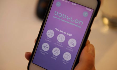 The Babylon app.