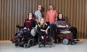 ‘Doing this made me realise how bad things are’ … (from left) Nina Grant, Craig Gilding, Frances Ryan, Pete Langman and Shona Cobb.