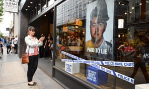 The Lush store on Oxford Street, central London, on 1 June