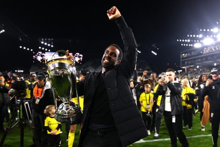 Wilfried Nancy soaks up the acclaim after winning the MLS Cup with Columbus Crew in 2023