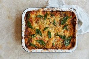 Anna Jones’ crispy courgette and ricotta bake