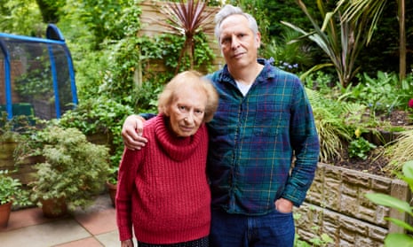 Simon Hattenstone and his mother, Marje