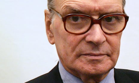 ‘Usually nobody thinks about the film composer’ … Ennio Morricone.