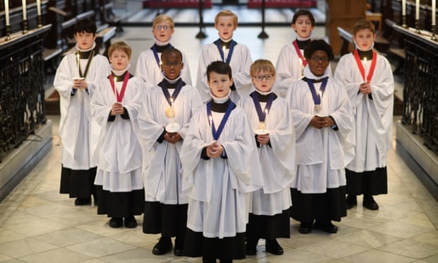 St Paul’s choir in December 2020