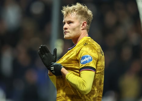 Andri Gudjohnsen celebrates scoring his side's second goal during the Championship match between Preston North End and Blackburn Rovers