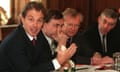 Tony Blair chairs cabinet in 1999