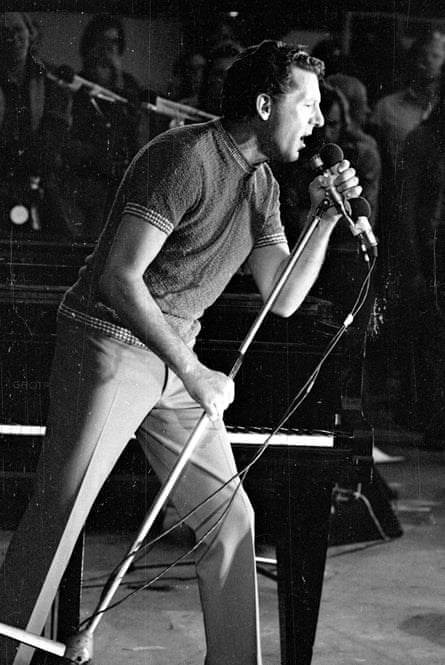 Jerry Lee Lewis au stade de Wembley