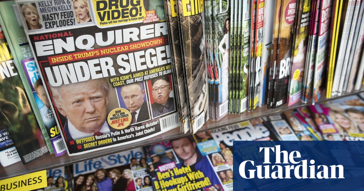 National Enquirer publisher fined over payment for Trump story
