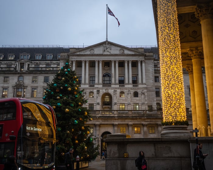Bank of England cuts interest rates to 3.75% in pre-Christmas boost for struggling economy