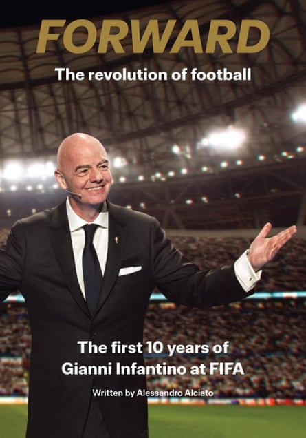 Gianni Infantino on the cover of Forward – The Revolution of Football.