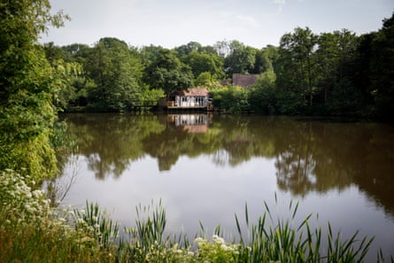 A holiday cottage on the lake at Furnace Brook.