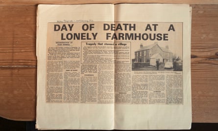A newspaper clipping about the deaths.