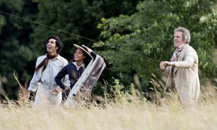 Eleazar with Dev Patel and Hugh Laurie in The Personal History of David Copperfield.