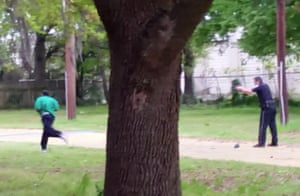 Walter Scott ran away from patrolman Michael Slager in Charleston, and was shot in the back.