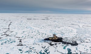 The Oden icebreaker, pictured last month on its two-month mission to the north pole.