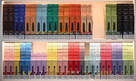 Signage at a store selling e-cigarette products in Melbourne