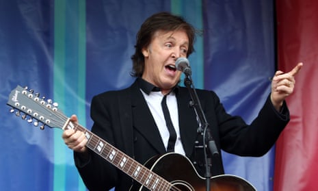 Paul McCartney performing in 2013.